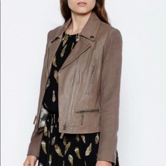 Joie lamb leather Seabrooke Moto Jacket - Picture 3 of 13